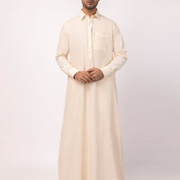 Blended Fawn Jubba - J. Junaid Jamshed