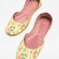 Silk Lime Chappal - J. Junaid Jamshed