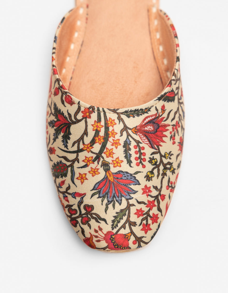 Silk Multicolor Chappal - J. Junaid Jamshed