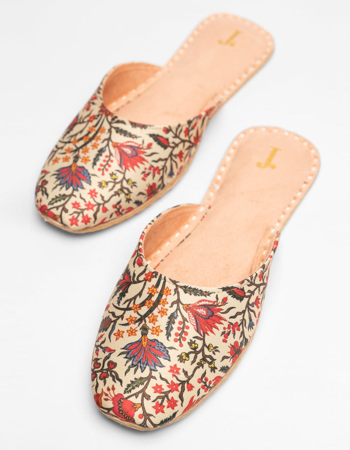 Silk Multicolor Chappal - J. Junaid Jamshed