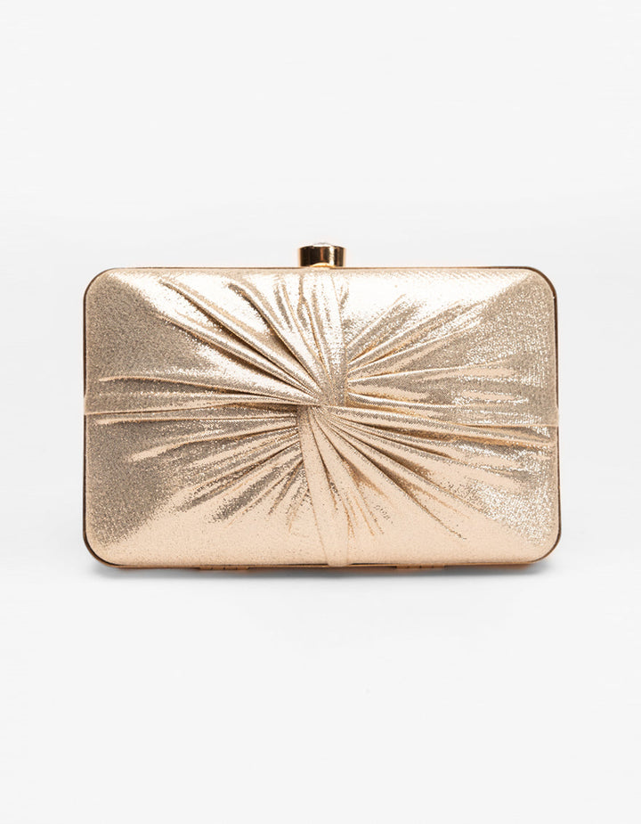 Rexine Gold Handbag - J. Junaid Jamshed