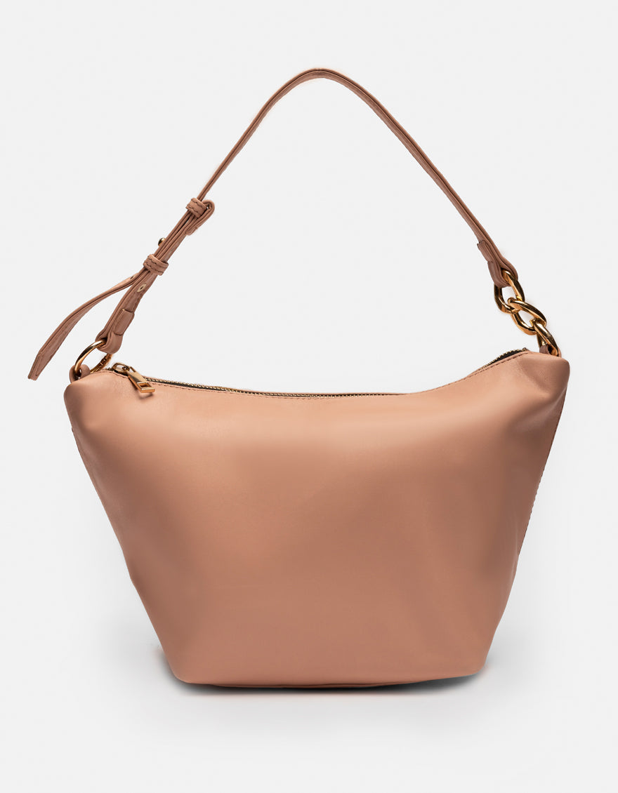 Rexine Pink Hand Bag - J. Junaid Jamshed