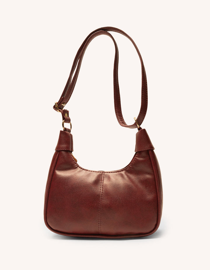 Maroon Hand Bag - J. Junaid Jamshed