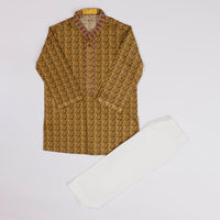 Cotton Yellow Shalwar Kameez - J. Junaid Jamshed