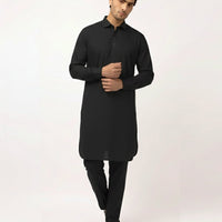 Blended Grey Kurta Trouser - J. Junaid Jamshed