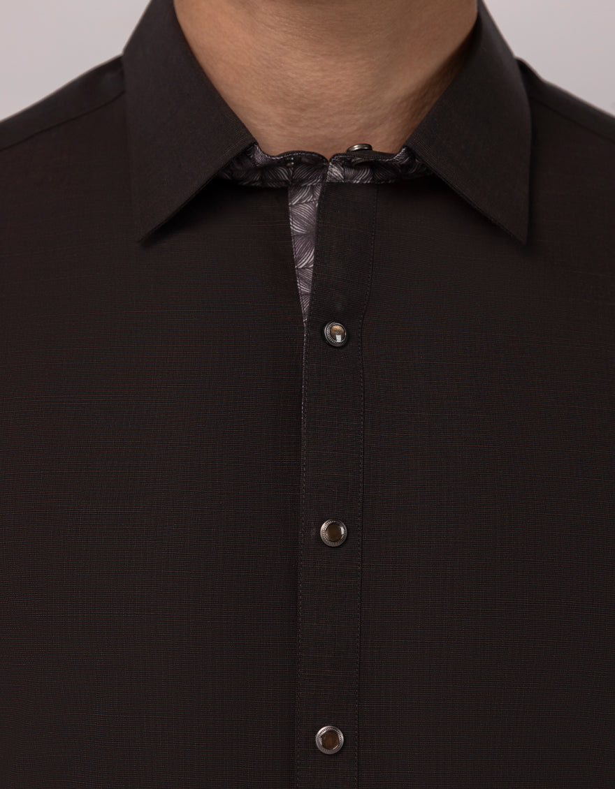 Cotton Brown Shalwar Kameez - J. Junaid Jamshed