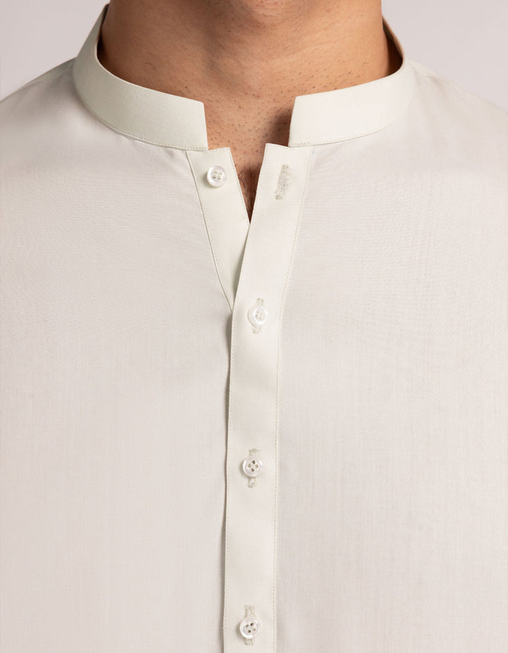 Blended Light Green Shalwar Kameez  - J. Junaid Jamshed