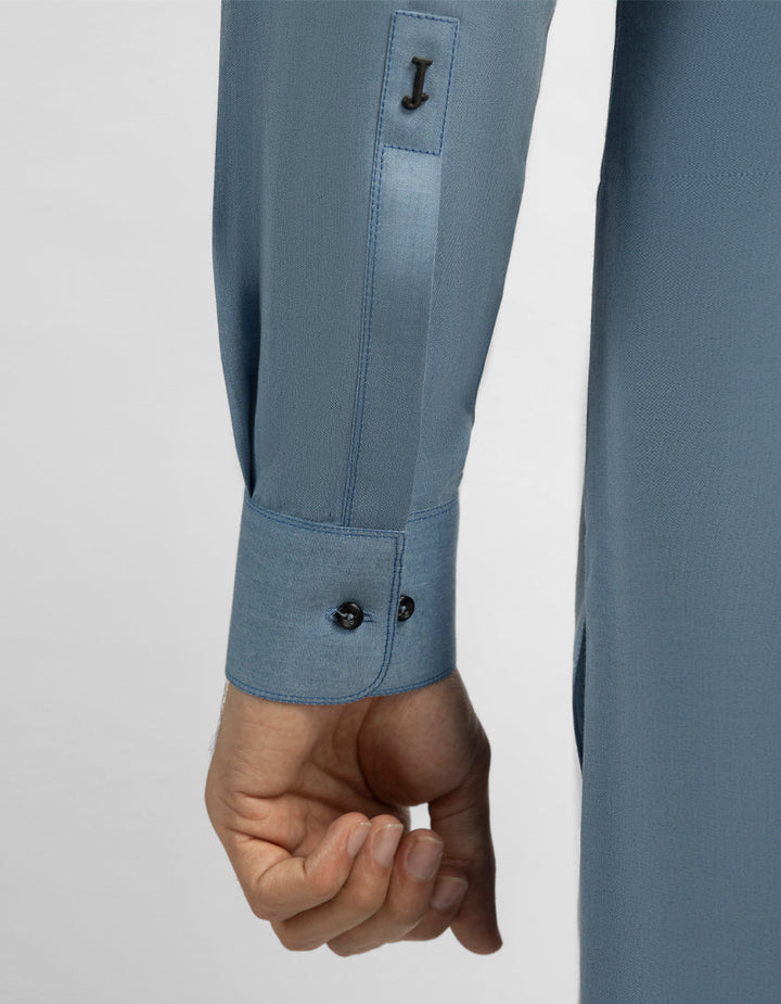 Blended Light Blue Shalwar Kameez - J. Junaid Jamshed