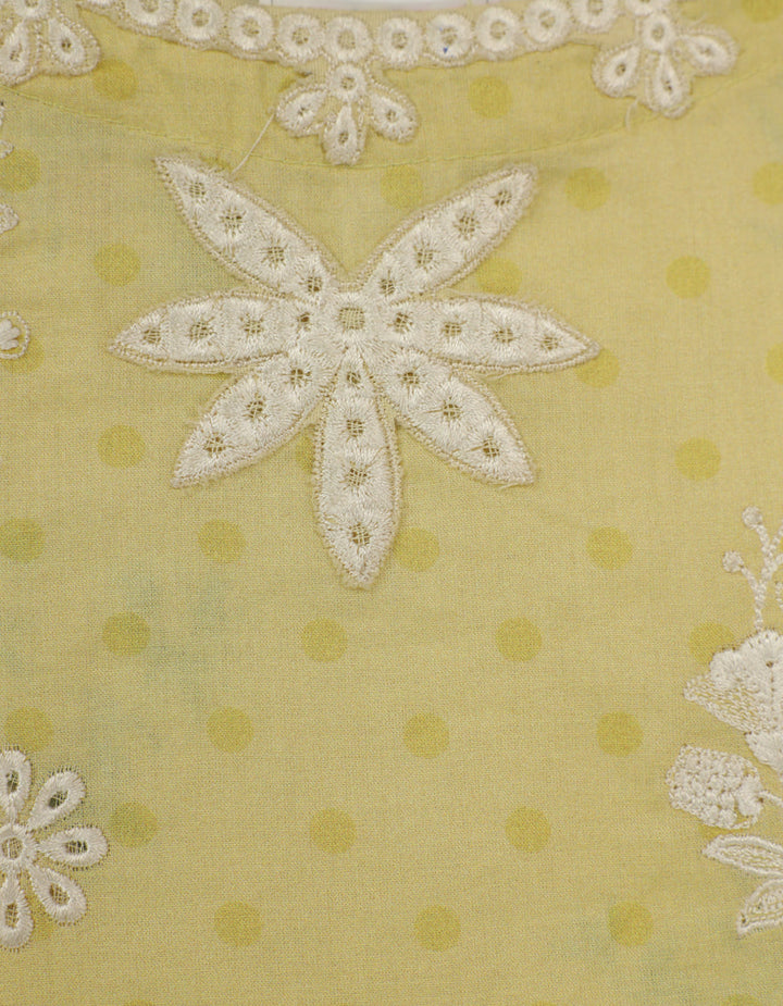 Lawn Yellow Stitched Suit - J. Junaid Jamshed