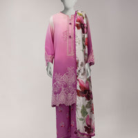 Lawn Multi Stitched Suit - J. Junaid Jamshed