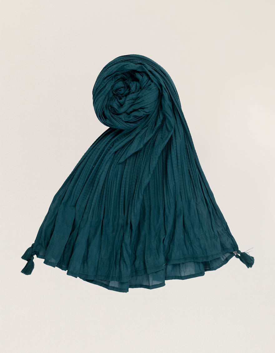 Lawn Green Dupatta - J. Junaid Jamshed