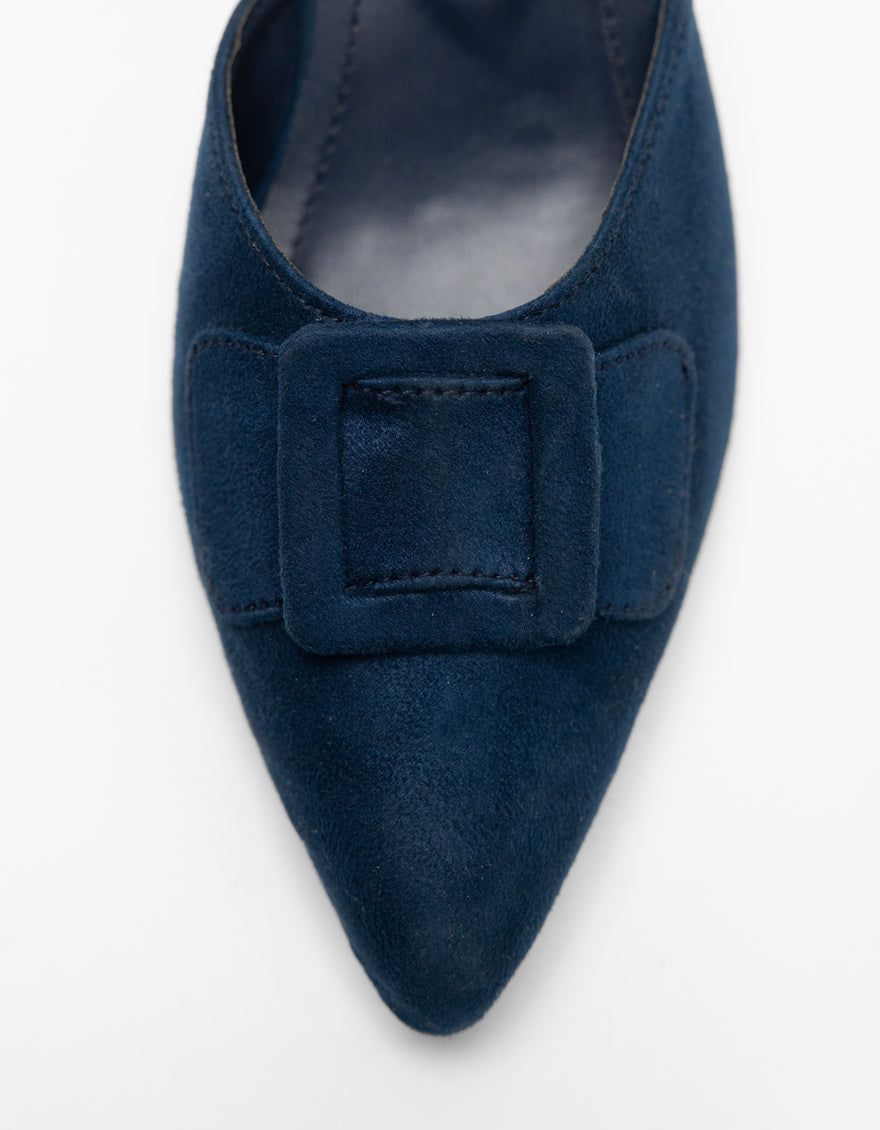 Navy Blue Chappal - J. Junaid Jamshed