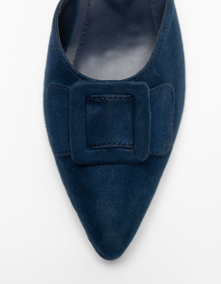 Navy Blue Chappal - J. Junaid Jamshed