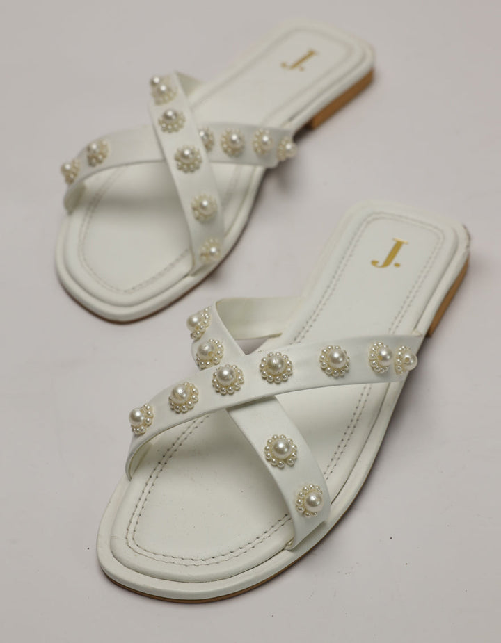 White Chappal - J. Junaid Jamshed