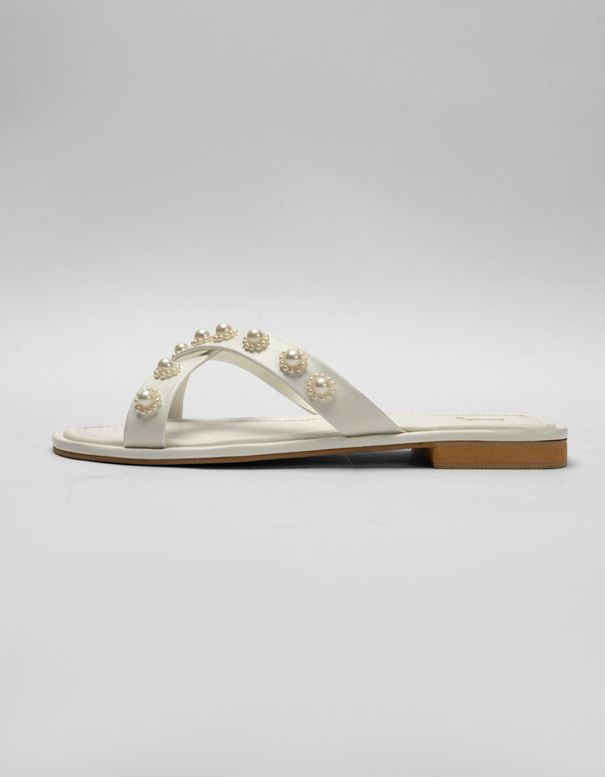 White Chappal - J. Junaid Jamshed