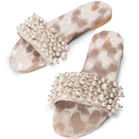 Suede Pink Chappal - J. Junaid Jamshed