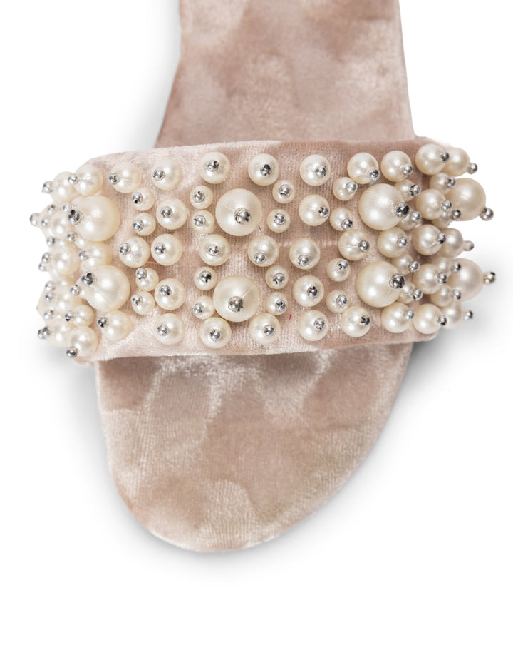 Suede Pink Chappal - J. Junaid Jamshed