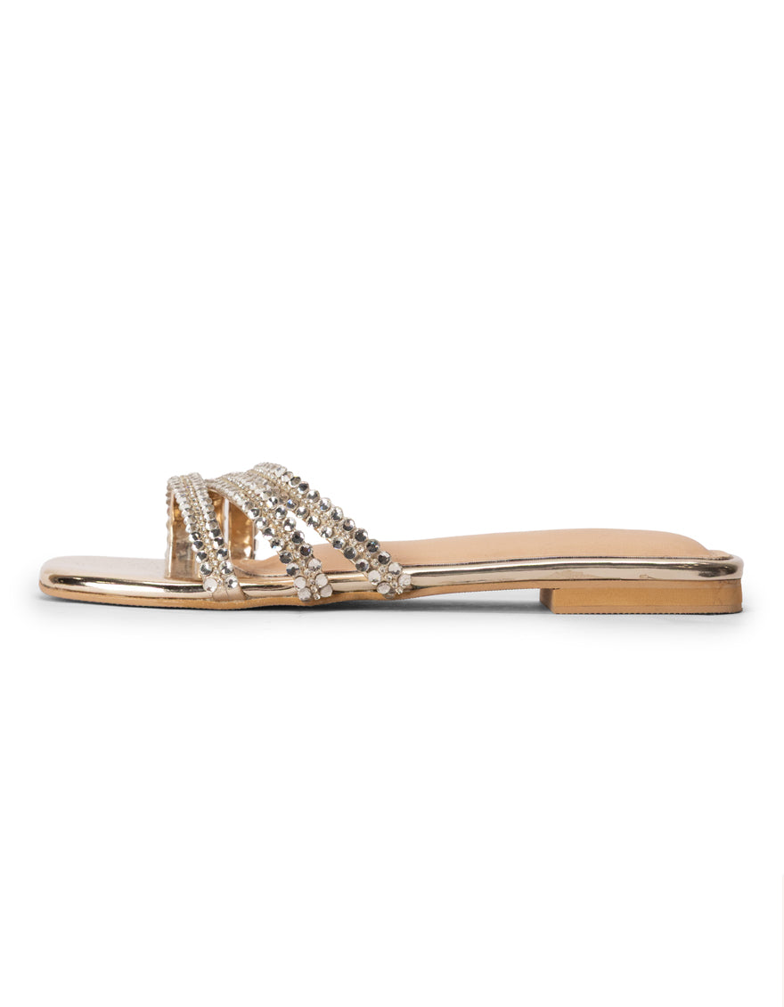 Beige Chappal - J. Junaid Jamshed