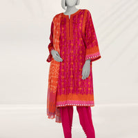 Liminal Pink Stitched Suit - J. Junaid Jamshed