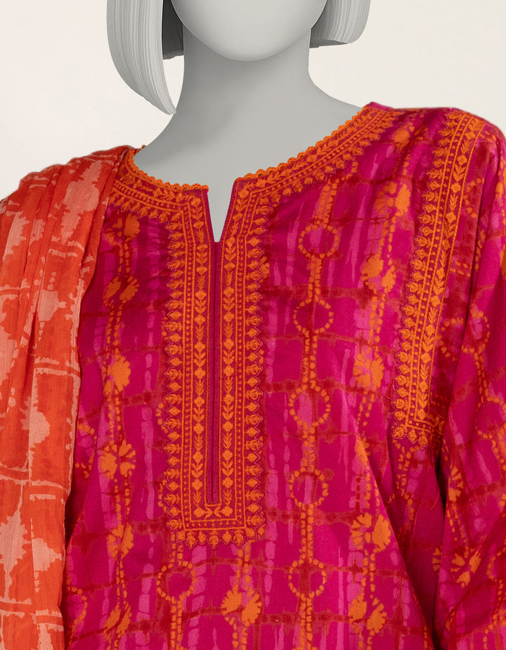 Liminal Pink Stitched Suit - J. Junaid Jamshed