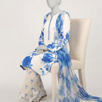 White Stitched Suit - J. Junaid Jamshed