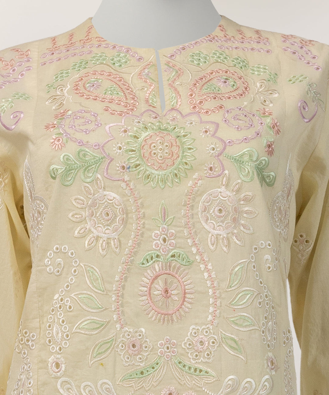 Lawn Yellow Stitched Suit - J. Junaid Jamshed