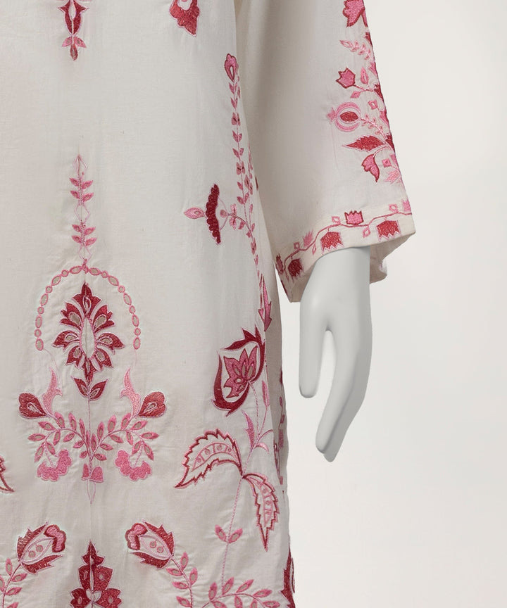 Lawn Off White Stitched Suit - J. Junaid Jamshed