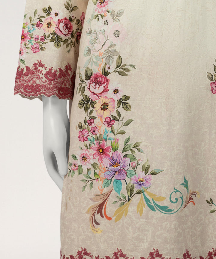 Liminal Ivory Stitched Suit - J. Junaid Jamshed