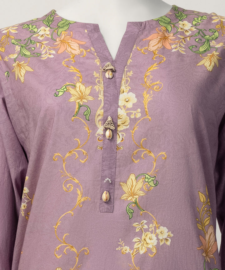 Liminal Purple Stitched Suit - J. Junaid Jamshed