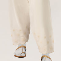 Lawn White Shalwar - J. Junaid Jamshed