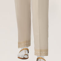 Lawn White Trouser - J. Junaid Jamshed
