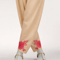 Lawn Off White Shalwar - J. Junaid Jamshed