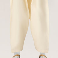 Lawn Off White Shalwar - J. Junaid Jamshed