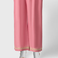 Lawn Pink Trouser - J. Junaid Jamshed