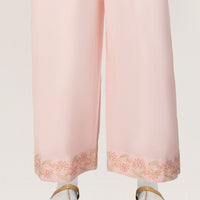 Lawn Pink Trousers - J. Junaid Jamshed