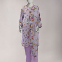 Lawn Multicolor Unstitched Suit - J. Junaid Jamshed