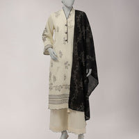 Lawn Multicolor Unstitched Suit - J. Junaid Jamshed