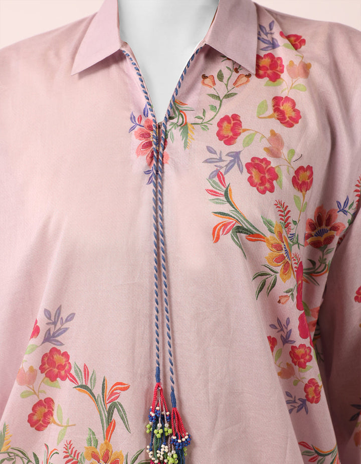 Lawn Multicolor Unstitched Suit - J. Junaid Jamshed