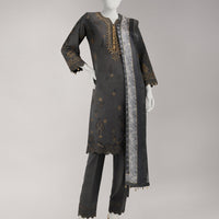 Lawn Multicolor Unstitched Suit - J. Junaid Jamshed