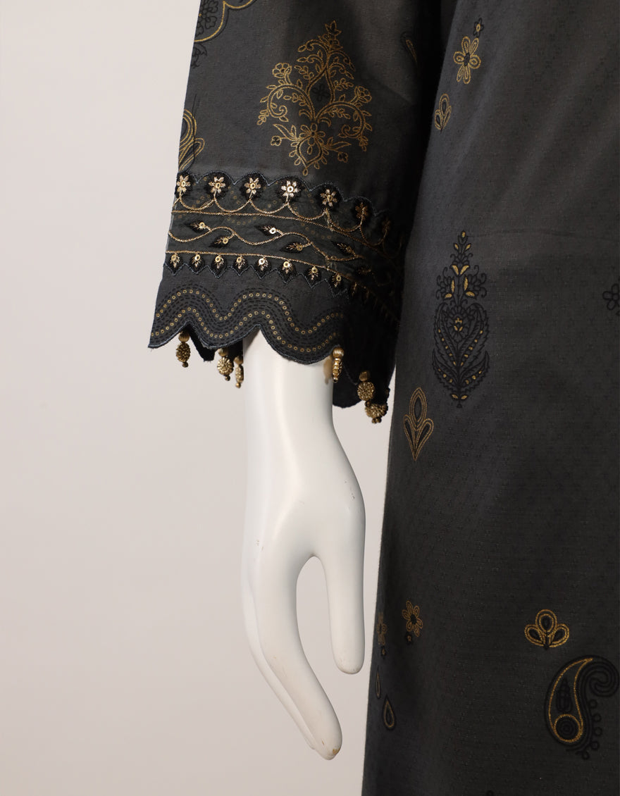 Lawn Multicolor Unstitched Suit - J. Junaid Jamshed