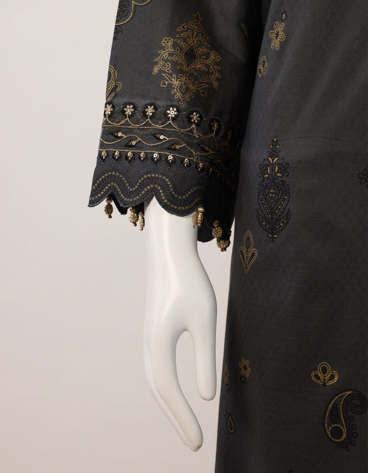 Lawn Multicolor Unstitched Suit - J. Junaid Jamshed