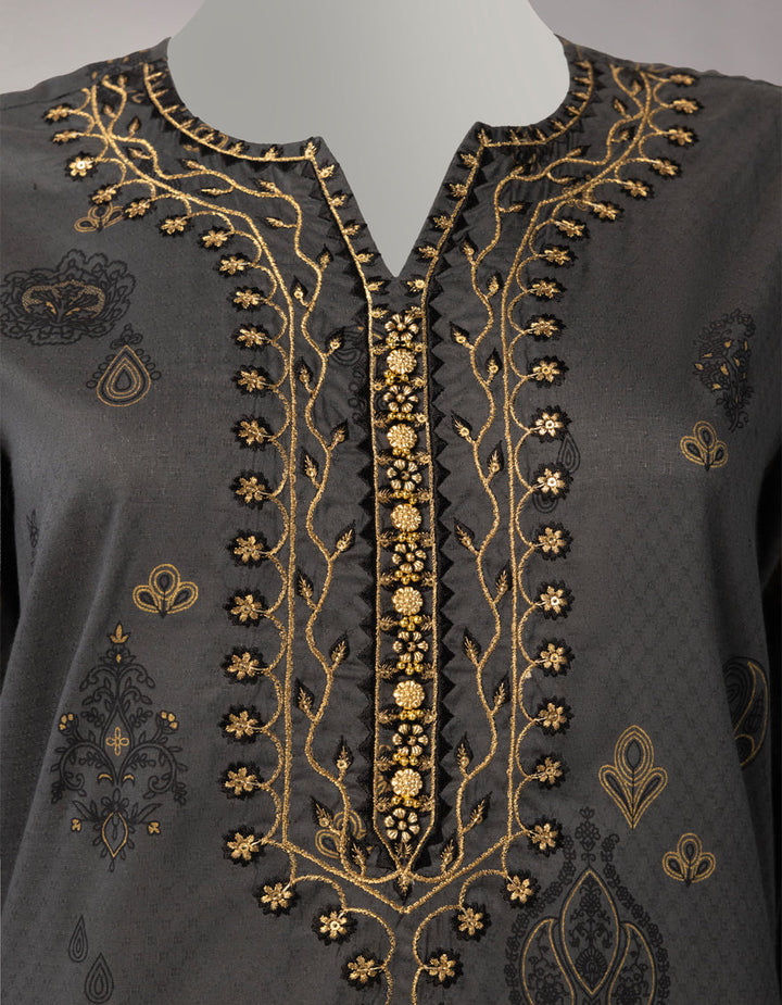 Lawn Multicolor Unstitched Suit - J. Junaid Jamshed