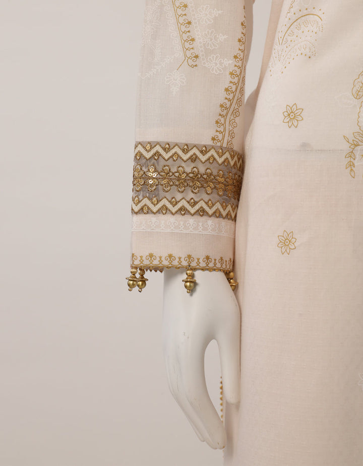 Lawn Multicolor Unstitched Suit - J. Junaid Jamshed