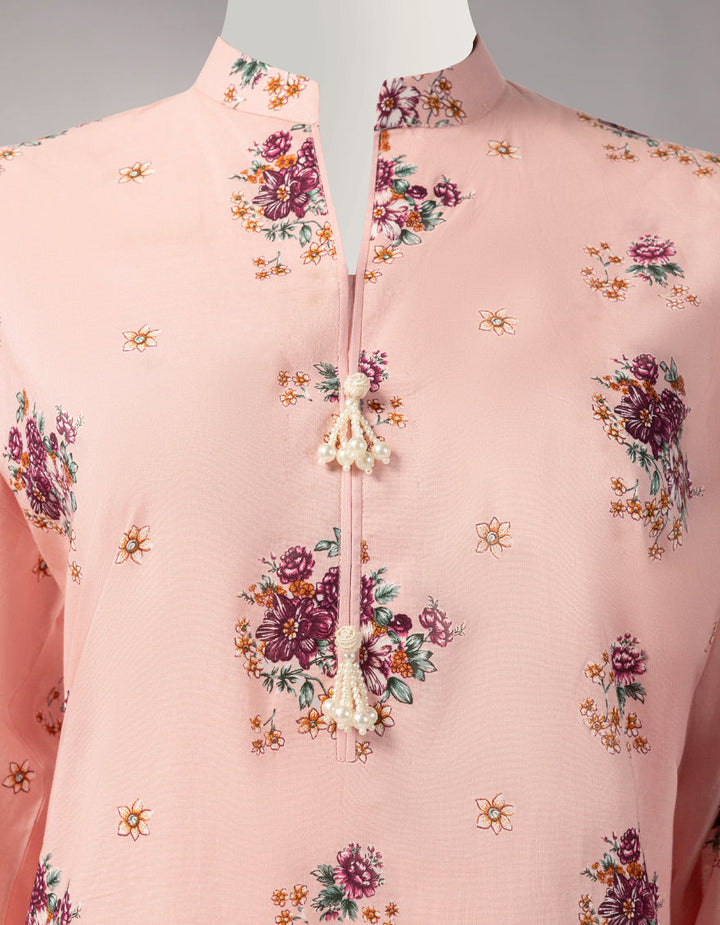 Lawn Multicolor Unstitched Suit - J. Junaid Jamshed