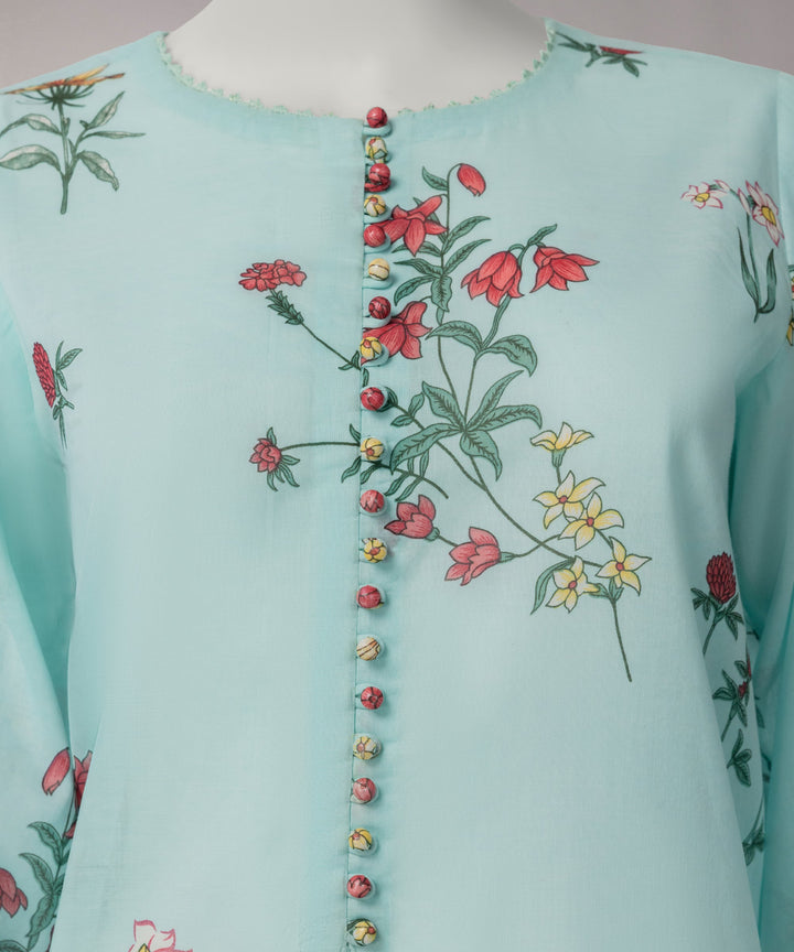 Lawn Multicolor Unstitched Suit - J. Junaid Jamshed