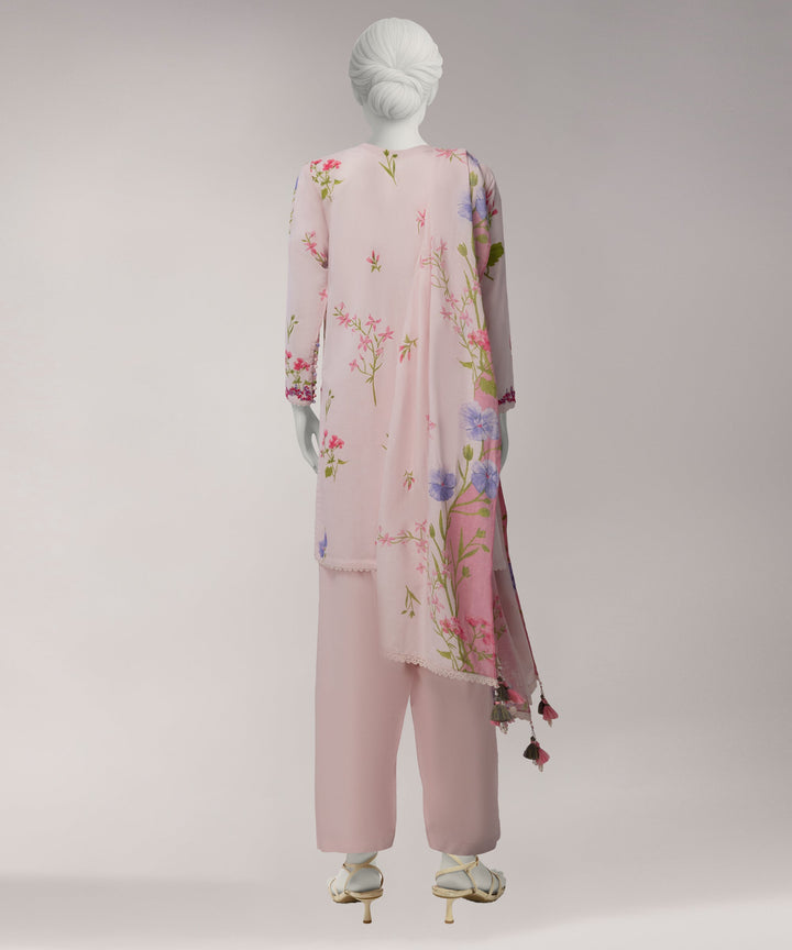 Lawn Multicolor Unstitched Suit - J. Junaid Jamshed