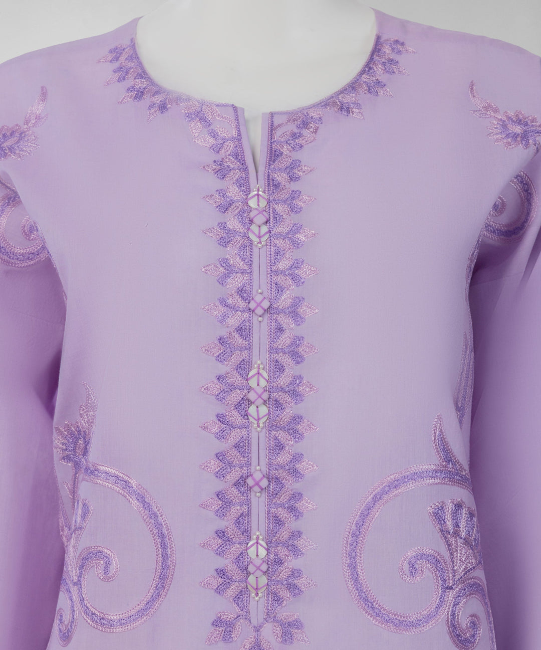 Lawn Lilac Unstitched Suit - J. Junaid Jamshed