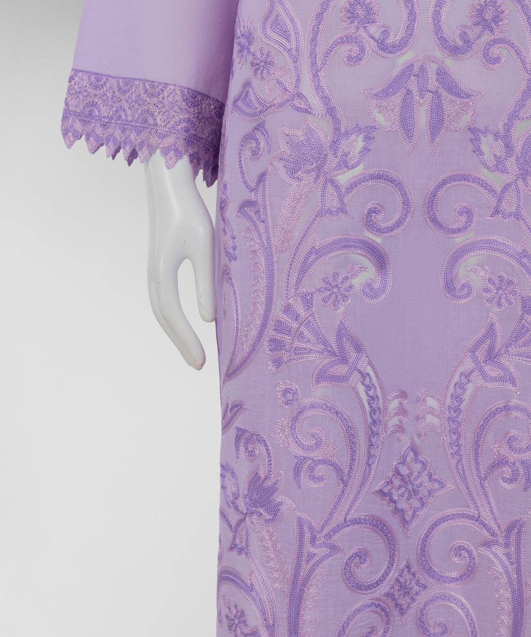 Lawn Lilac Unstitched Suit - J. Junaid Jamshed