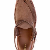 Brown Peshawari Chappal - J. Junaid Jamshed