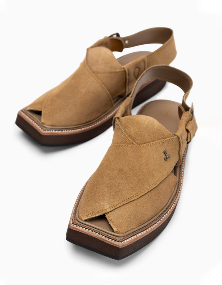 Light Green Peshawari Chappal - J. Junaid Jamshed